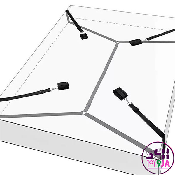 Bed Restraints for Sex with Adjustable Strap