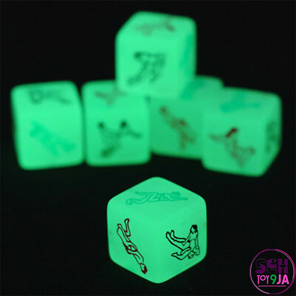 glow in the dark sex position dice