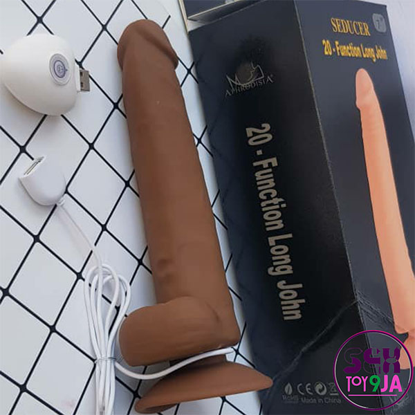 Seducer 20 Function Long John 7inch Vibrating Dildo