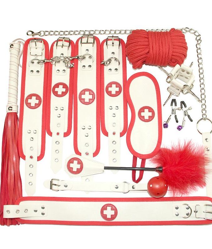 10-Piece-Nurse-Costume-Bdsm-Kit | www.sextoy9ja.com