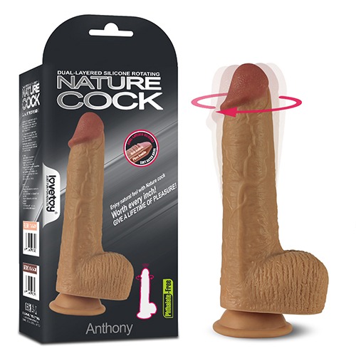 Dual layered Silicone Rechargeable NatureCock Anthony | www.sextoy9ja.com