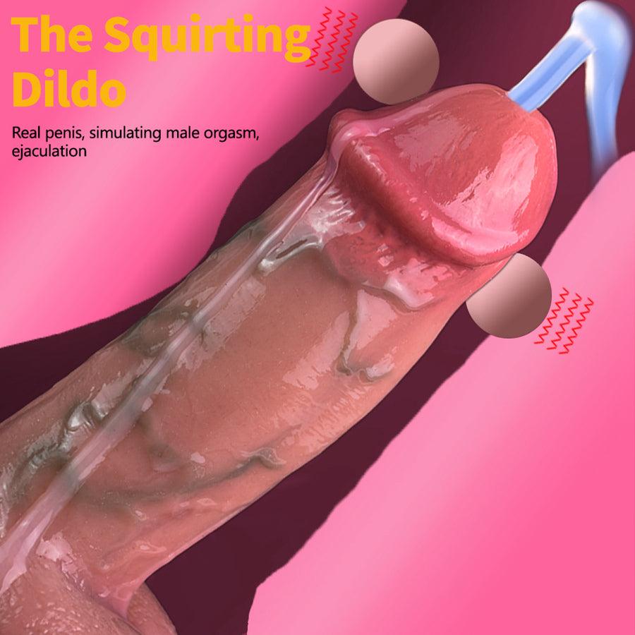 ejaculating vibrating dildo Automatic Electric Dildo Vibrating Squirting Dildo that Cums - 9 inch Ejaculating  Dildos Vibrator Remote Control Dildo Adult Sex Toy for Women Couple main image 1